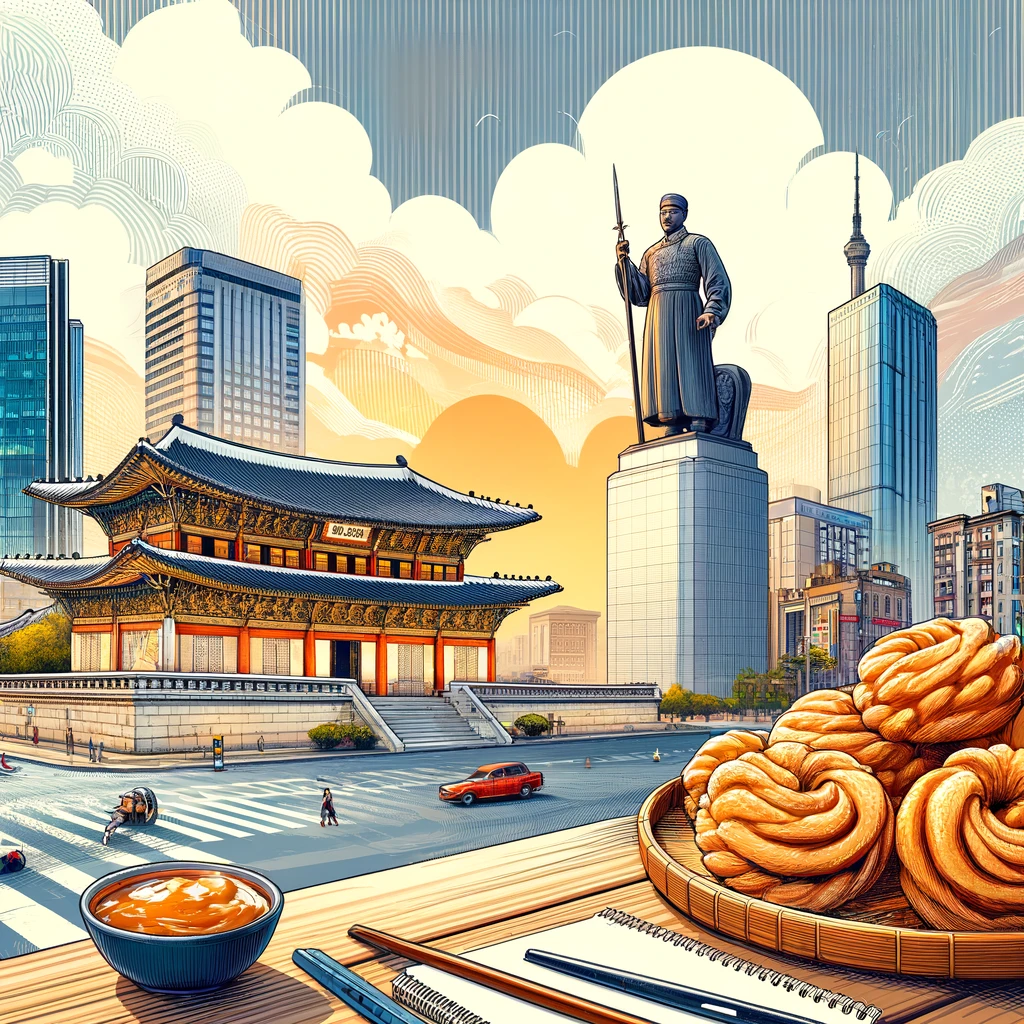 DALL·E 2024-04-04 13.48.53 - Create an image that embodies the essence of Cheonan, South Korea. The scene should include i.webp